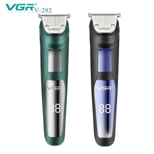 VGR  V-292, Waterproof Hair Clipper Electric LED Display (Blue) - Image 3