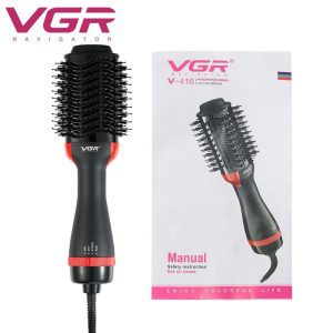 VGR V-416, Personal Care 2 In 1 Hot Air Brush Smooth Comb - Image 1