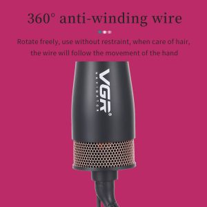 VGR V-559, Hair Dryer Thermal Brush Curling Iron - Image 6