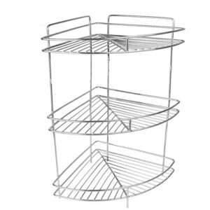 Stainless Steel 2 & 3  Layers Corner Rack/Shelves - Image 4