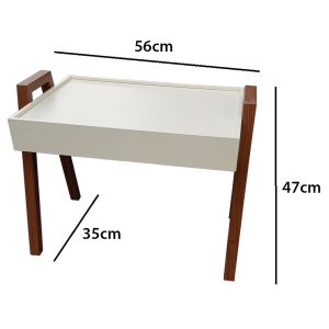 3 Pcs Wooden Coffee Table Set - Image 3