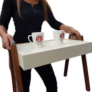 3 Pcs Wooden Coffee Table Set - Image 4