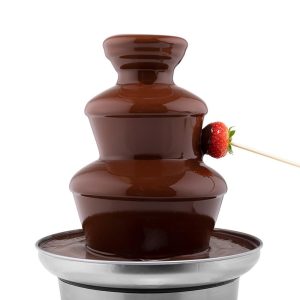 4 Tiers Stainless Steel Luxury Chocolate Fountain - Image 5