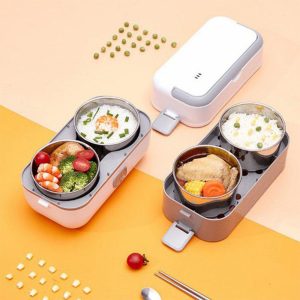 Electric Cooking Lunch Box Double-deck - Image 4