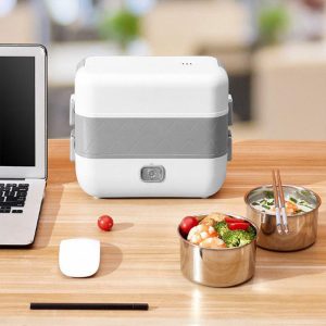 Electric Cooking Lunch Box Double-deck - Image 3