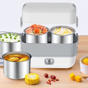 Electric Cooking Lunch Box Double-deck - Image 5