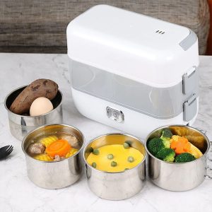 Electric Cooking Lunch Box Double-deck - Image 8