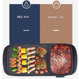 Smokeless Indoor Baking Flat Pan Double-flavor - Image 3