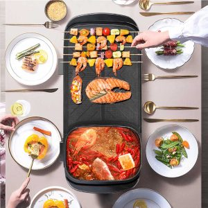 Smokeless Indoor Baking Flat Pan Double-flavor - Image 5