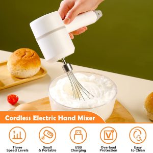 Rehcrgeable Hand Mixer & Electric Chopper - Image 3