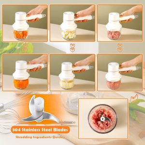 Rehcrgeable Hand Mixer & Electric Chopper - Image 4