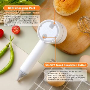 Rehcrgeable Hand Mixer & Electric Chopper - Image 5