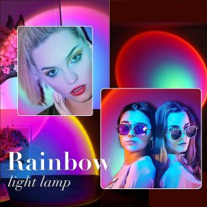 Sunset Rainbow Projector Lamp With Stand - Image 4