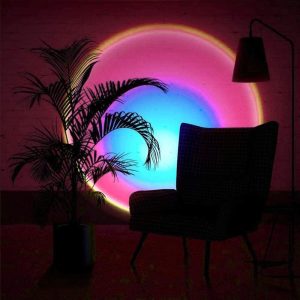 Sunset Rainbow Projector Lamp With Stand - Image 6