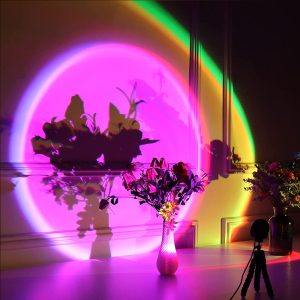 Sunset Rainbow Projector Lamp With Stand - Image 2
