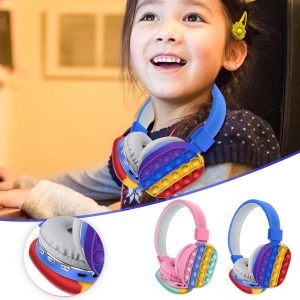 Kids Wireless Push Pop Fidget Headphones - Image 5