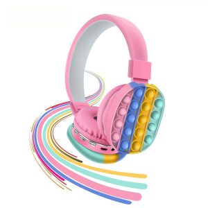 Kids Wireless Push Pop Fidget Headphones - Image 2