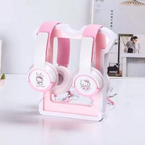 Cute Hello kitty Headset On-ear Headphones - Image 3