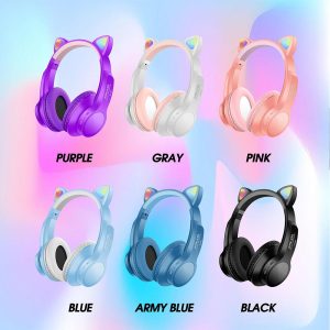 Wireless Headphones Noise Cancelling Powerful Stereo Bass - Image 2