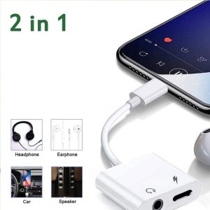 MOXOM MX-AX16, Wireless Lightning to 3.5MM Audio + Lightning Charge Adapter - Image 3