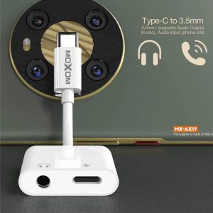 MOXOM MX-AX16, Wireless Lightning to 3.5MM Audio + Lightning Charge Adapter - Image 5