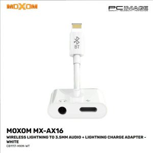 MOXOM MX-AX16, Wireless Lightning to 3.5MM Audio + Lightning Charge Adapter - Image 6