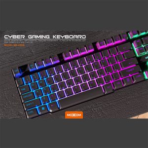 MOXOM MX-KB09, USB Gaming Keyboard Rainbow BackLight - Image 5