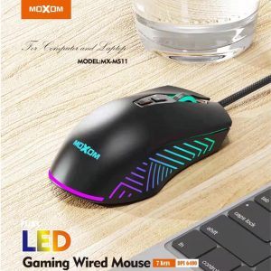 MOXOM MX-MS11, Fury LED Gaming Wired Mouse - Image 2