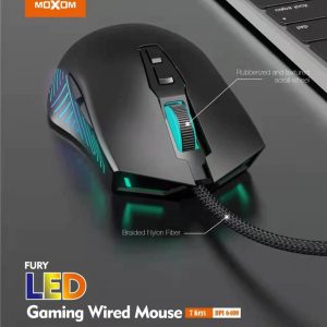 MOXOM MX-MS11, Fury LED Gaming Wired Mouse - Image 4