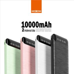 Moxom MX-PB41, Power Bank 10000 mAh Charger - Black - Image 1