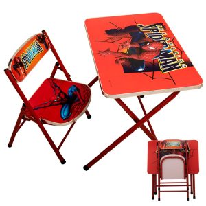 Foldable Characters Kids Table & Chair Set - Image 3