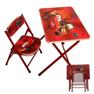 Foldable Characters Kids Table & Chair Set - Image 5