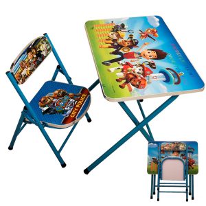Foldable Characters Kids Table & Chair Set - Image 2