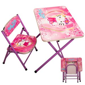 Foldable Characters Kids Table & Chair Set - Image 7