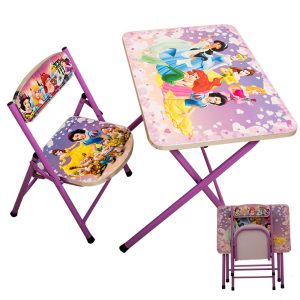 Foldable Characters Kids Table & Chair Set - Image 8