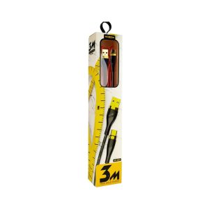 MOXOM MX-CB65, True Gold Plate USB Cable 2.4A, 3M - Image 3