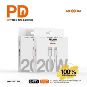 MOXOM MX-CB77, TYPE-C to IOS Cable PD 20W Fast Charge - Image 3