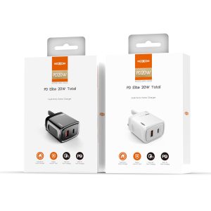 MOXOM MX-HC64, Smart Type-C USB Dual Ports Fast Charging - Image 1