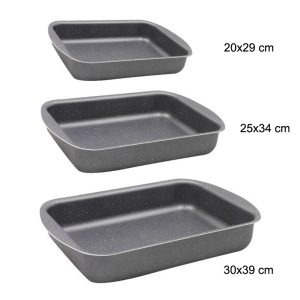 Phoenix, Professional Granite Rectangle Baking Tray - Image 2