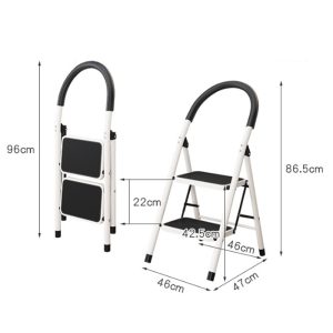 Foldable Metal Ladder for Home and Office Use - Image 5
