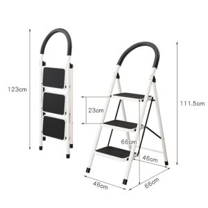 Foldable Metal Ladder for Home and Office Use - Image 6