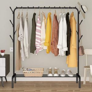 Clothes Stand With Shoe Rack 97215 - Image 2