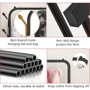 Clothes Stand With Shoe Rack 97215 - Image 5