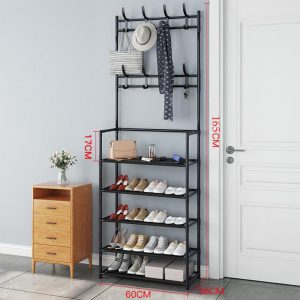 5-Tier Coat and Shoe Rack for Entryway Organizer - Image 3
