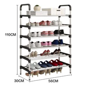 6 Layer Shoe Rack Storage Organizer - Image 3