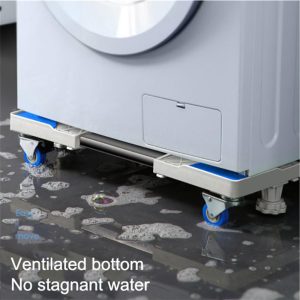 Adjustable Base For Washing Machine & Refrigerator With Wheels - Image 5