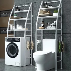 Over The Toilet Cabinet  Storage Rack Organizer - Image 2