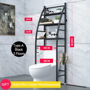 Over The Toilet Cabinet  Storage Rack Organizer - Image 4