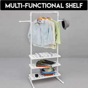 2 In 1 Laundry & Bathroom Storage Shelf YLT-0418 - Image 5