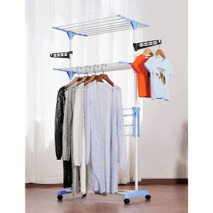 Foldable Three Layer Laundry Drying Rack - Image 2